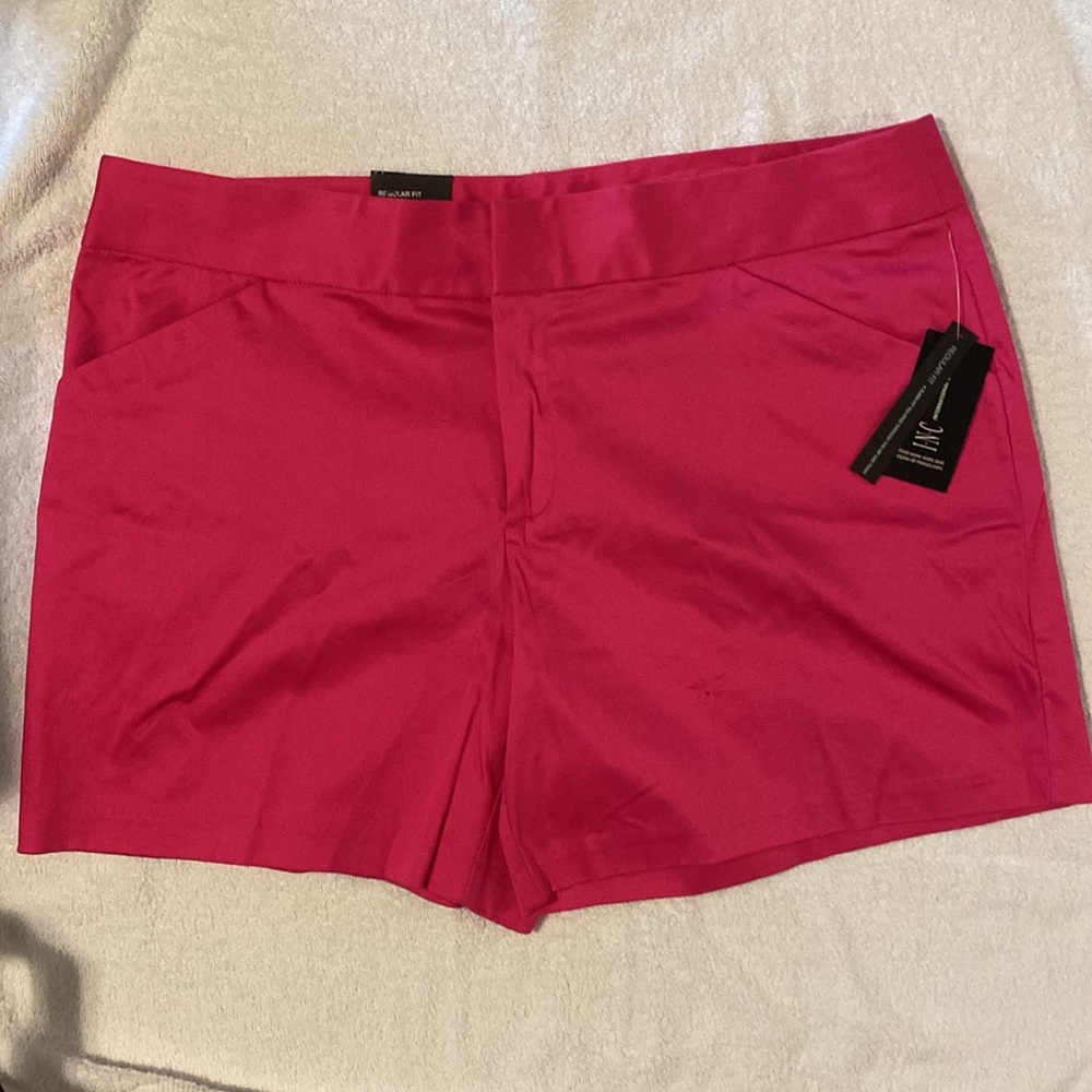 NWT INC International Concepts Pink Shorts 14